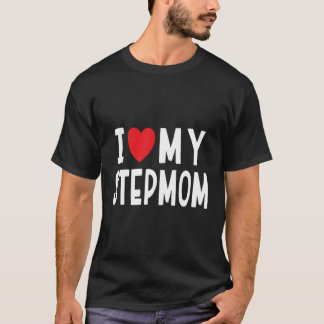 I Kärlek My Stepmamma Step-Family Firande T Shirt