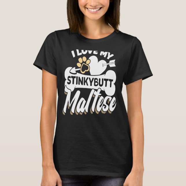 I Kärlek My Stinkyrumback T Shirt (Framsida)