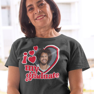 I Kärlek My Student Photo Anpassningsbar T Shirt
