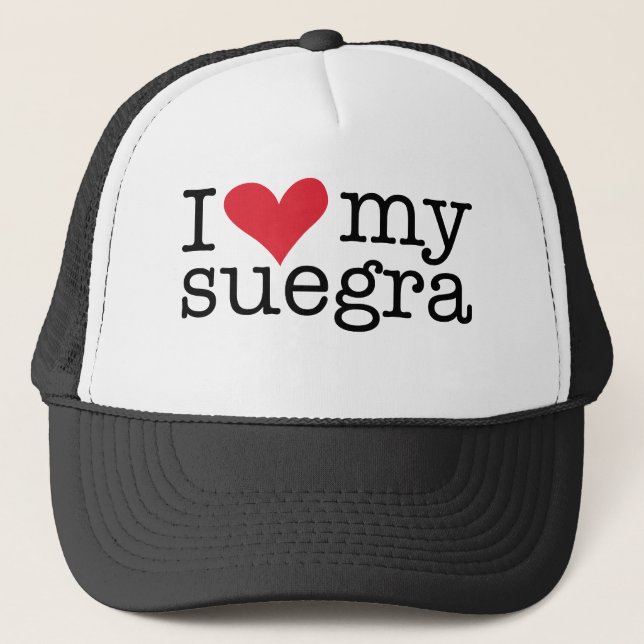 I Kärlek My Suegra (Svärmor) Baseball Cap Truckerkeps (Framsida)