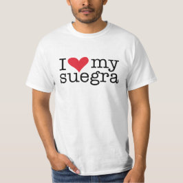 I Kärlek My Suegra (Svärmor) T-Shirt