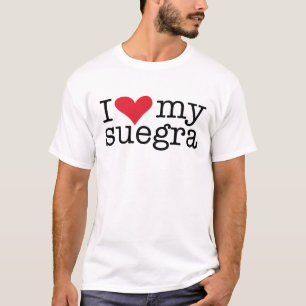 I Kärlek My Suegra (Svärmor) T-Shirt