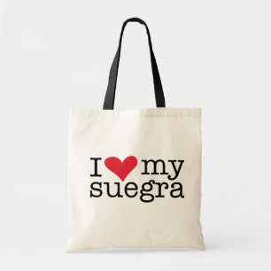 I Kärlek My Suegra (Svärmor) Tygkasse
