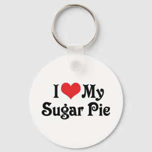 I Kärlek My Sugar Paj Nyckelring