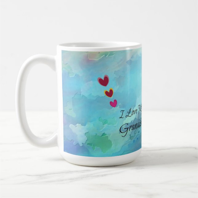 "I Kärlek My Sweet Granddotter" Kaffemugg (Vänster)