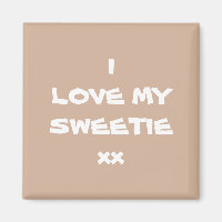 I KÄRLEK MY SWEETIE xx Rustic Coola Cute Fridge