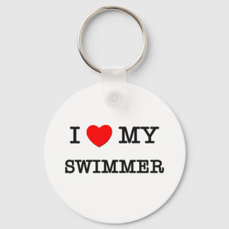 I Kärlek My SWIMMER Nyckelring