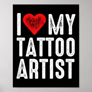 I Kärlek My Tattoartist Poster