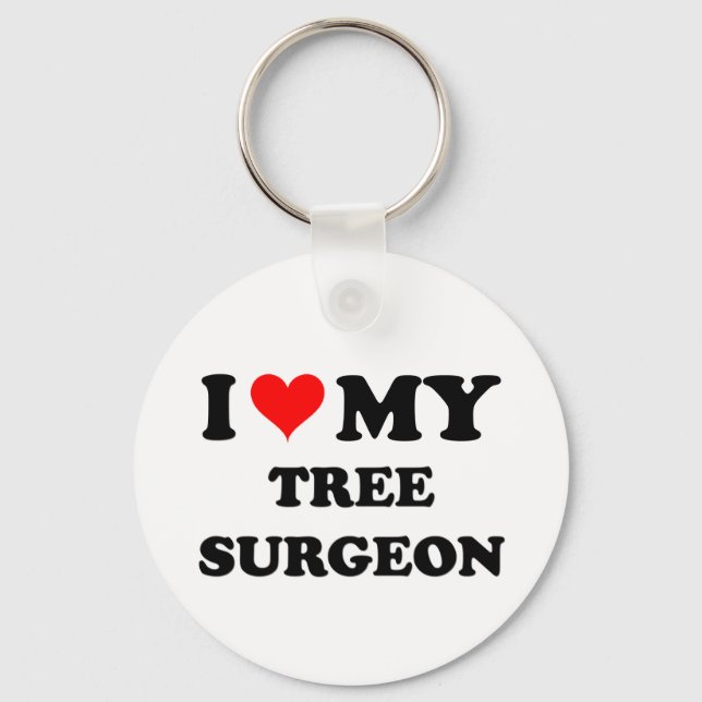 I Kärlek My Träd Surgeon Nyckelring (Framsida)