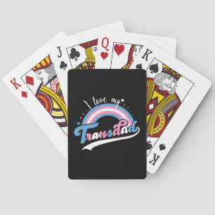 I Kärlek My Transdad HBT-TQ Transgender Casinokort