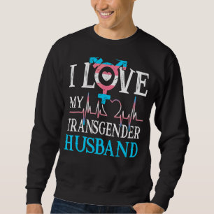 I Kärlek My Transgender Make Lgbt Gay Lesbisk Pri Lång Ärmad Tröja