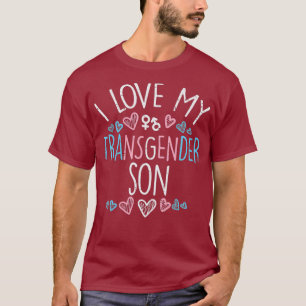I Kärlek My Transgender Son Transsexuella Trans Ma T Shirt
