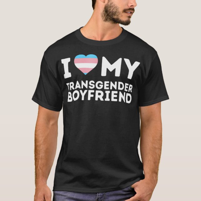 I Kärlek My Transgenus Boykompis HGBT Trans, Pride T Shirt (Framsida)