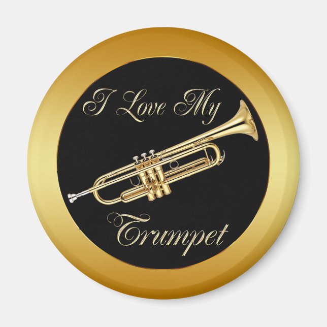 I KÄRLEK MY TRUMPET MAGNET (Framsidan)
