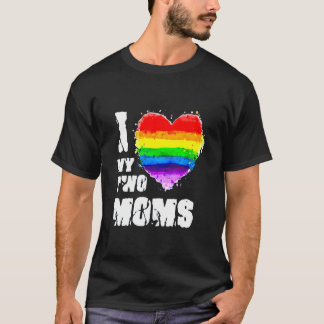 I Kärlek My Two Mammor T Shirt