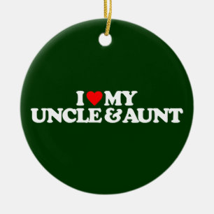 I KÄRLEK MY UNCLE & MOSTER JULGRANSPRYDNAD KERAMIK