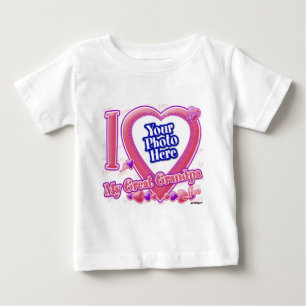 I Kärlek My Underbar Grandpa rosa/lila - foto Tee