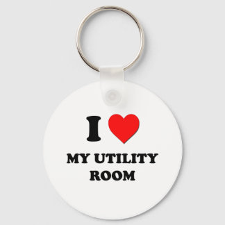 I kärlek My Utility Room Nyckelring