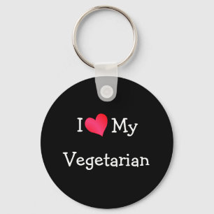 I Kärlek My Vegetarian Nyckelring