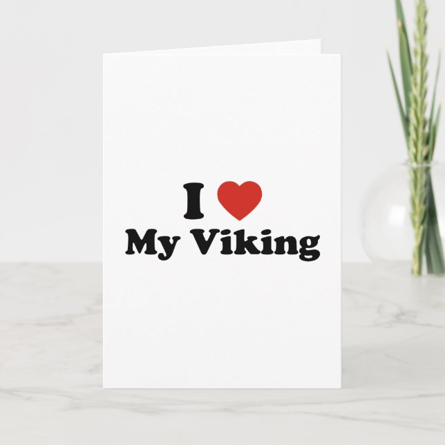 I Kärlek My Viking Kort (Framsida)