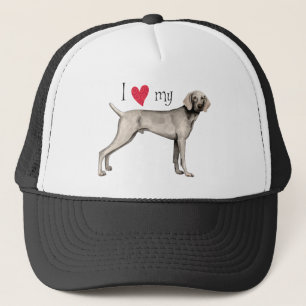 I Kärlek my Weimaraner Truckerkeps
