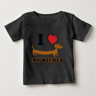 I kärlek My Weiner - Doxie Tee