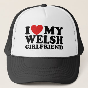 I Kärlek My Welsh Girlkompis Truckerkeps