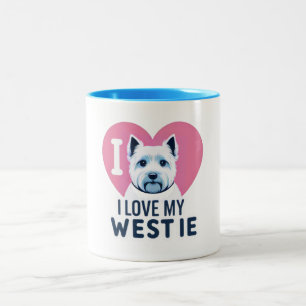 I Kärlek My Westie Hund Mugg