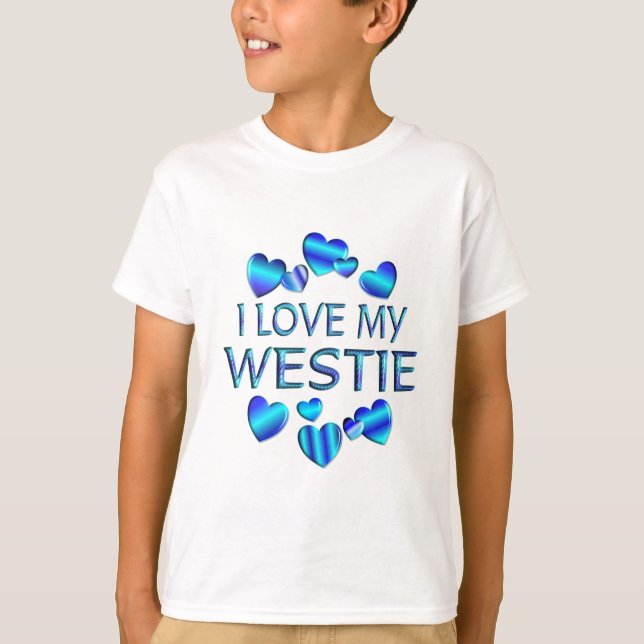 I Kärlek My Westie Tee (Framsida)