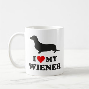 I Kärlek My Wiener Coffee Mugg