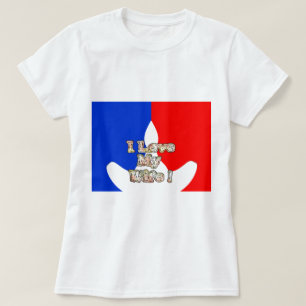 "I Kärlek My Wife"-utskrift T Shirt