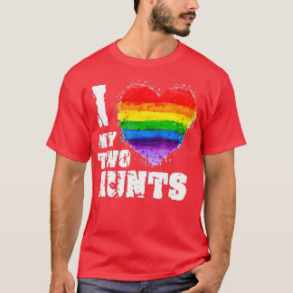 I Kärlek My wo Moster Gay LGB Gift T Shirt