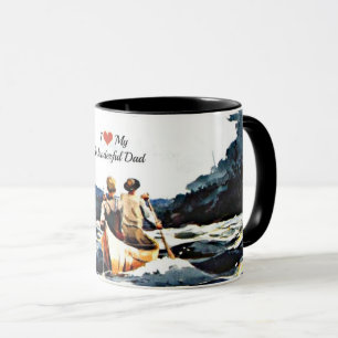 I Kärlek My Wonderful Pappa, Canoe in Rapids Mugg