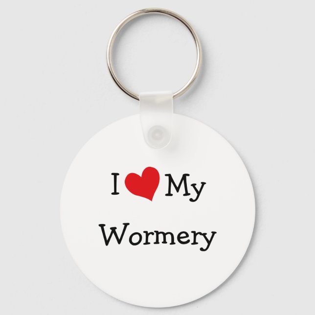 I Kärlek My Wormery Nyckelring (Framsida)