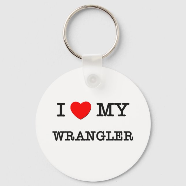 I Kärlek My WRANGLER Nyckelring (Framsida)