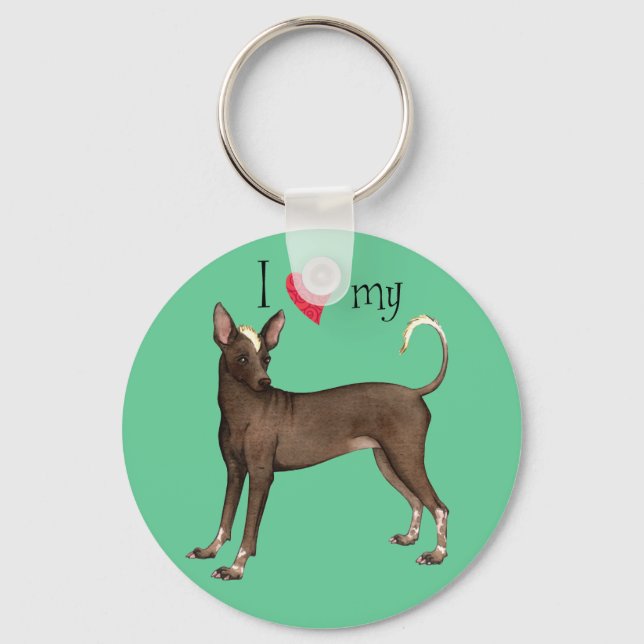 I Kärlek my Xolo Nyckelring (Framsida)