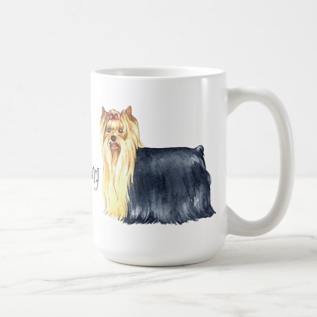 I Kärlek my Yorkie Kaffemugg (Höger)