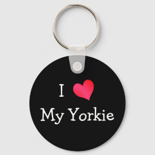 I Kärlek My Yorkie Nyckelring
