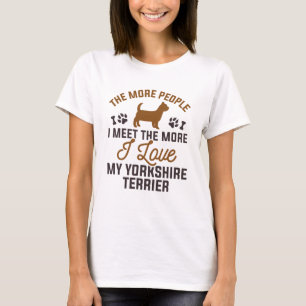 I Kärlek My Yorkshire Terrier T Shirt