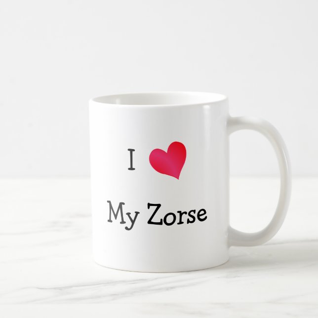 I Kärlek My Zorse Kaffemugg (Höger)