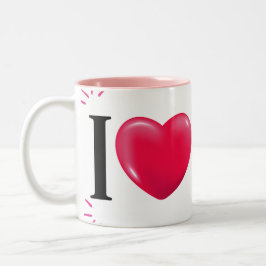 I Kärlek Myself elegant Två-Tonad Mugg