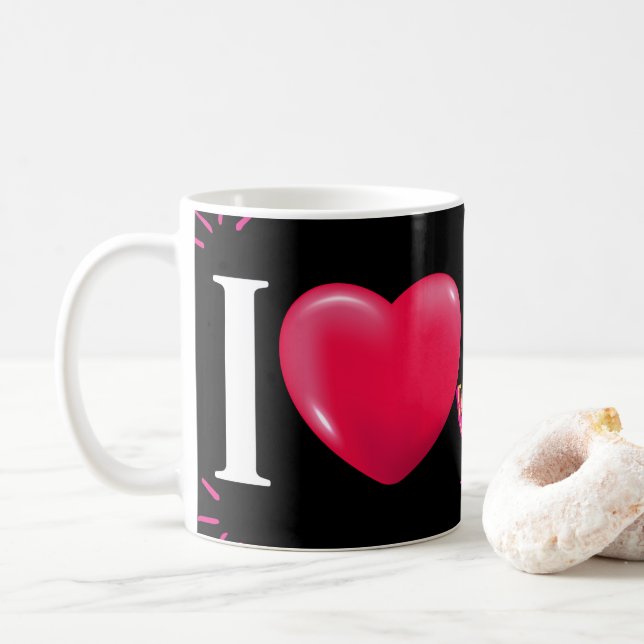 I Kärlek Myself Kaffemugg (Med munk)