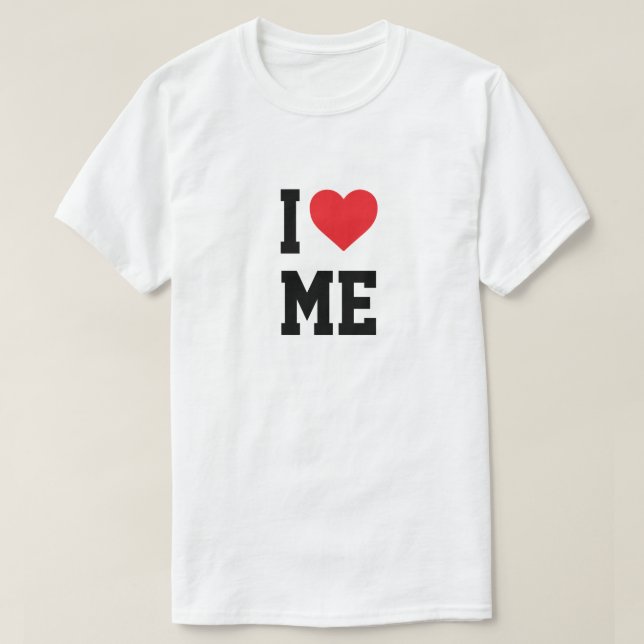 I Kärlek Myself T Shirt (Design framsida)