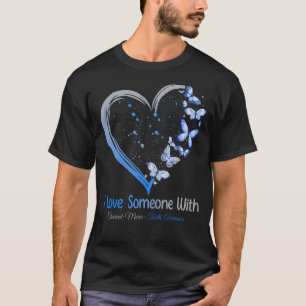 I Kärlek någon med CMT-medvetenhet Grått och blått T Shirt