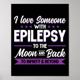 I Kärlek någon med epilepsi mot Måne-epilepsi Poster