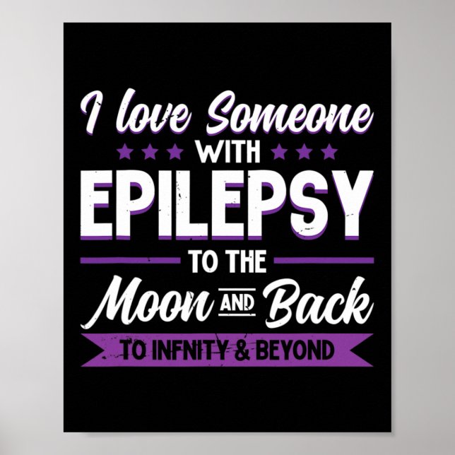 I Kärlek någon med epilepsi mot Måne-epilepsi Poster (Framsidan)