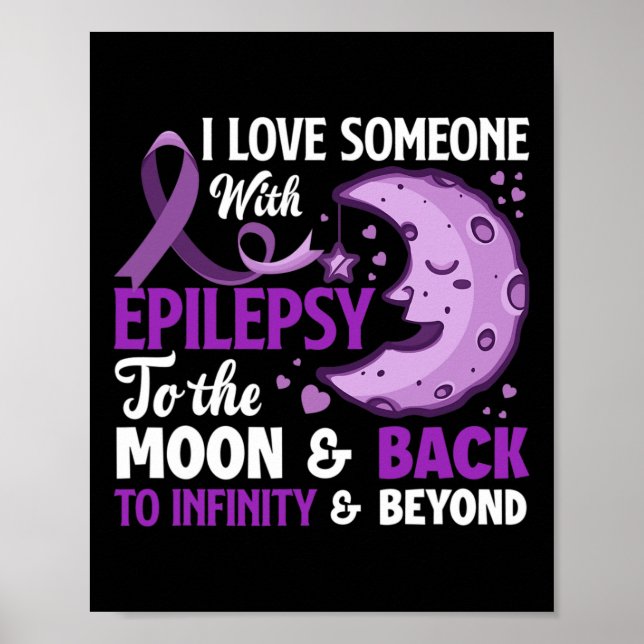 I Kärlek någon med epilepsistöd för epilepsiankrig Poster (Framsidan)
