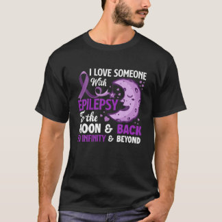 I Kärlek någon med epilepsistöd för epilepsiankrig T Shirt
