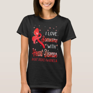 I Kärlek någon med hjärtsjukdom, medvetandegrad RI T Shirt