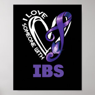 I Kärlek någon med IBS Irritable Bowel Syndrome Poster